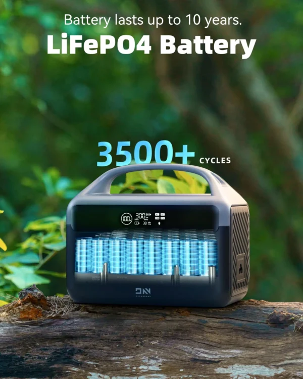 DaranEner 300W Solar Generator 179Wh Portable Power Station 56000mAh Rechargeable Battery for Outdoor Camping Home - Image 3